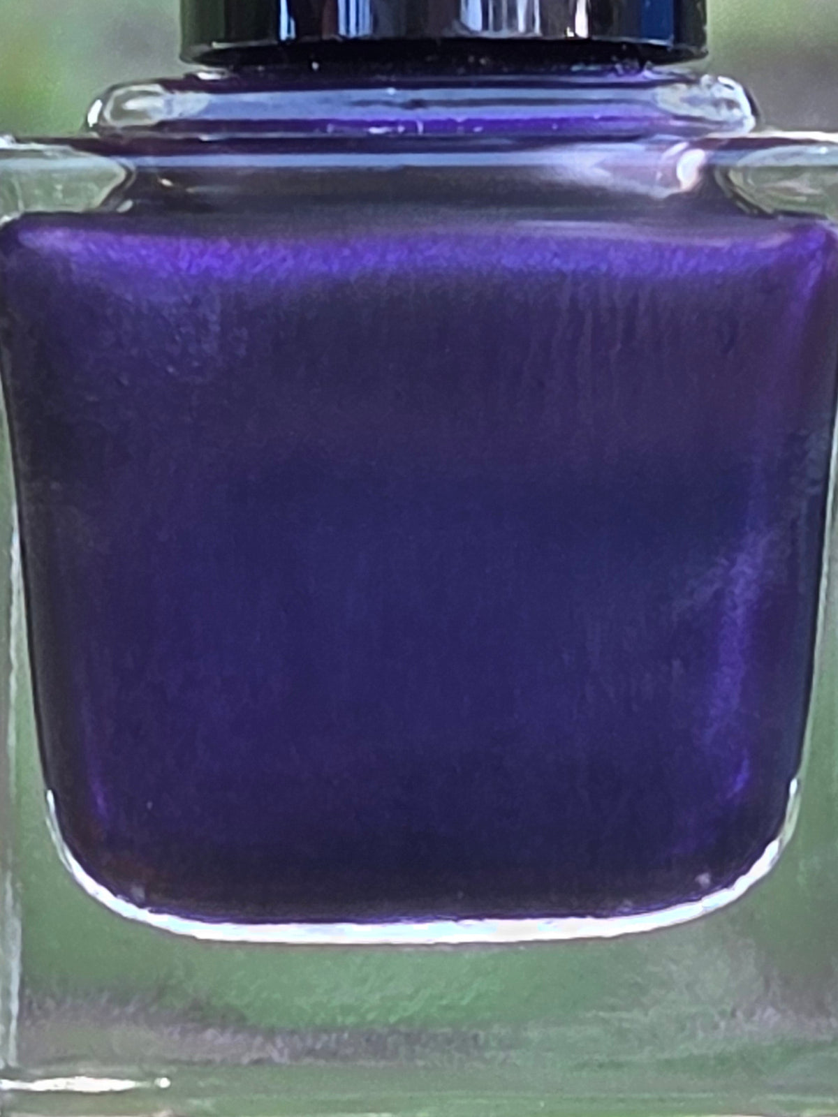 Violet Phantogenesis - Black Crelly Dark Purple Violet Shimmer Nail Polish Handmade Indie Lacquer | Liquid Krystal Co.
