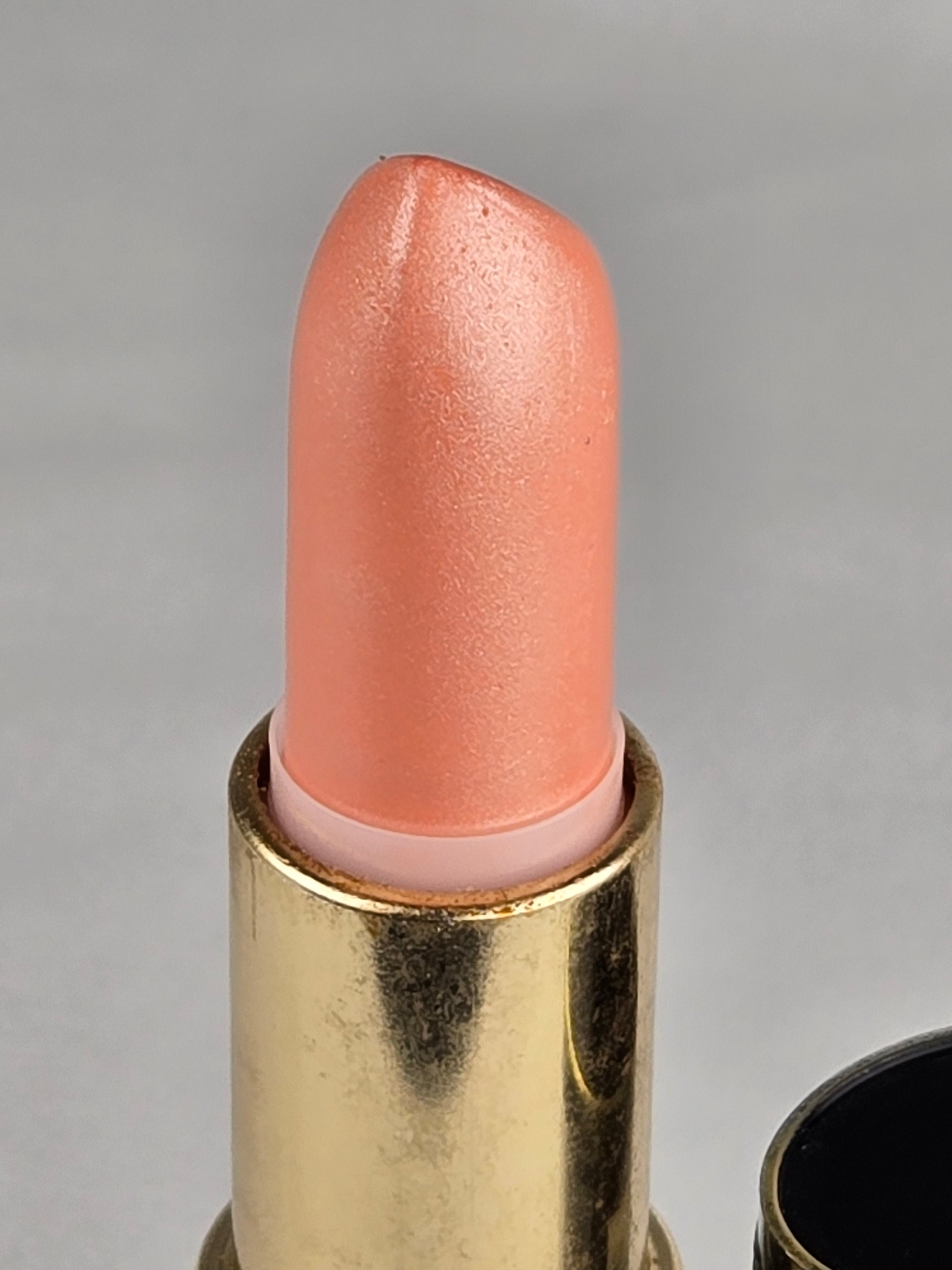 Revlon Vintage Super Lustrous Frost Lipstick 02 Silver City Pink Peach Frost Shimmer Classic Tube