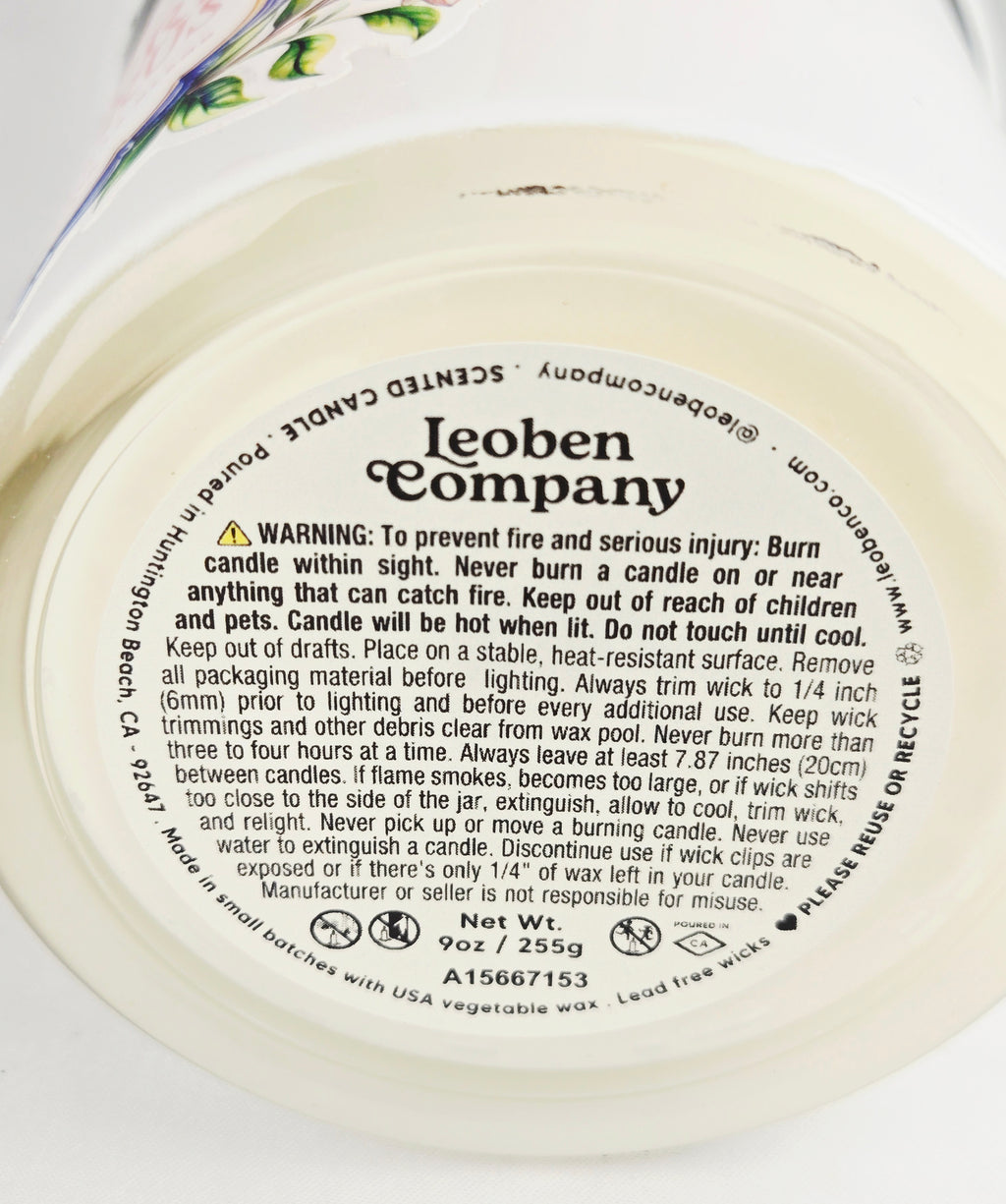 West Coast Candle Co. Capri Citrus Candle | Vegan Soy Wax Blend Fresh Citrus Floral Scent