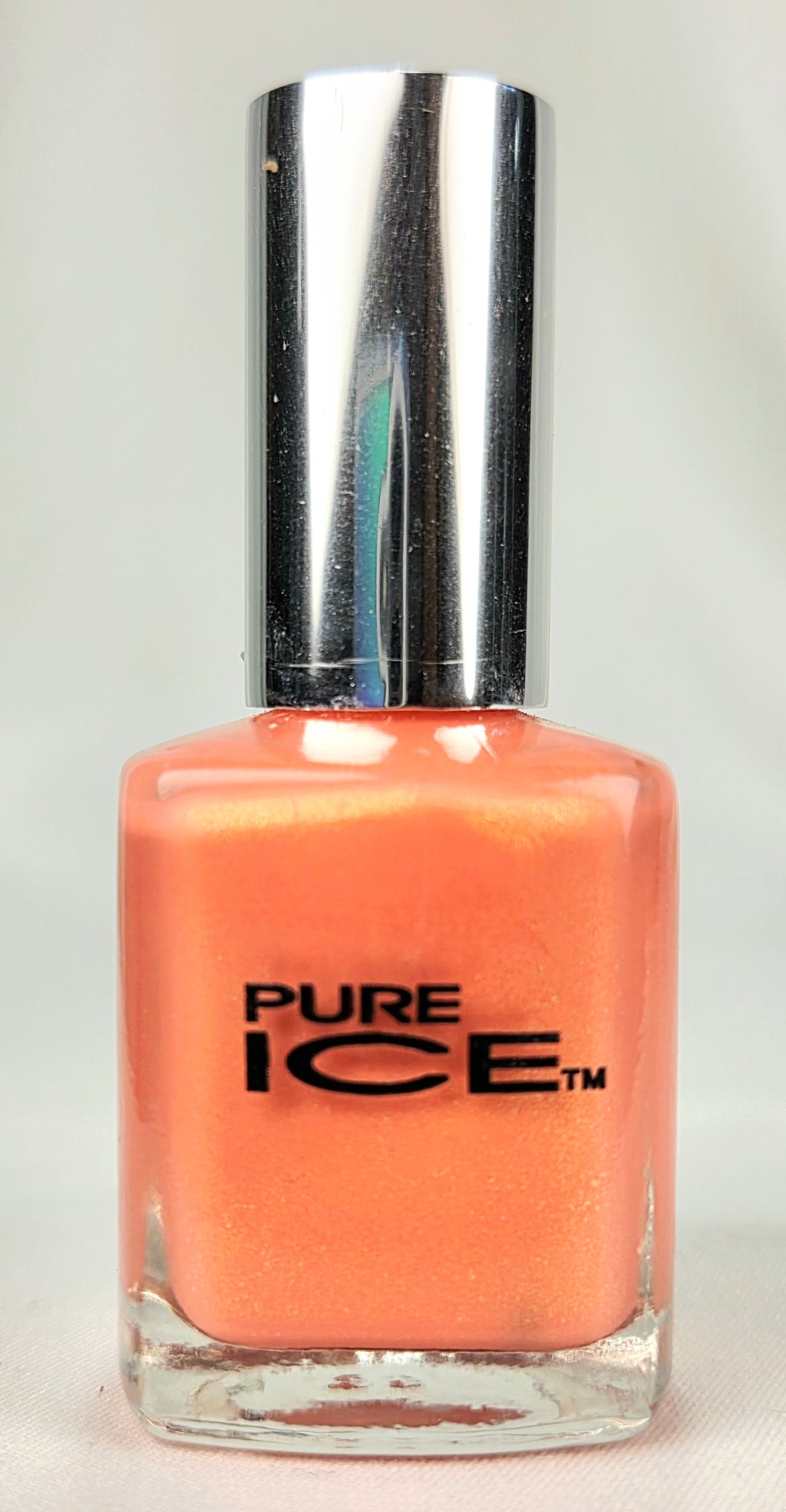 Pure Ice Twinkle Nail Polish – Shimmering Peach Coral Pearl Polish 0.5 oz Discontinued