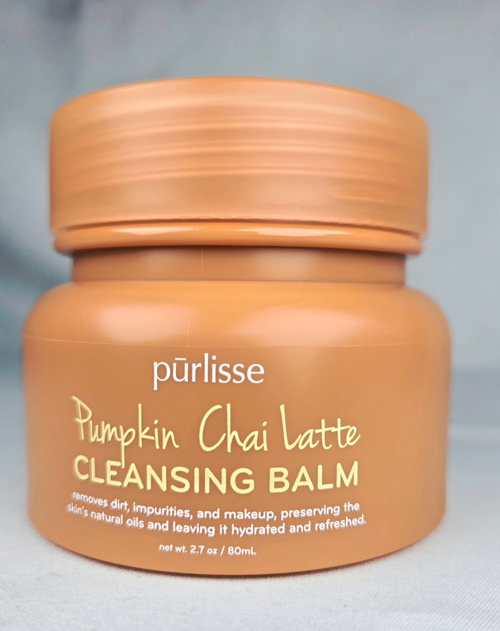 Purlisse Pumpkin Chai Latte Cleansing Balm 2.7 oz / 80 mL Hydrating Makeup Remover