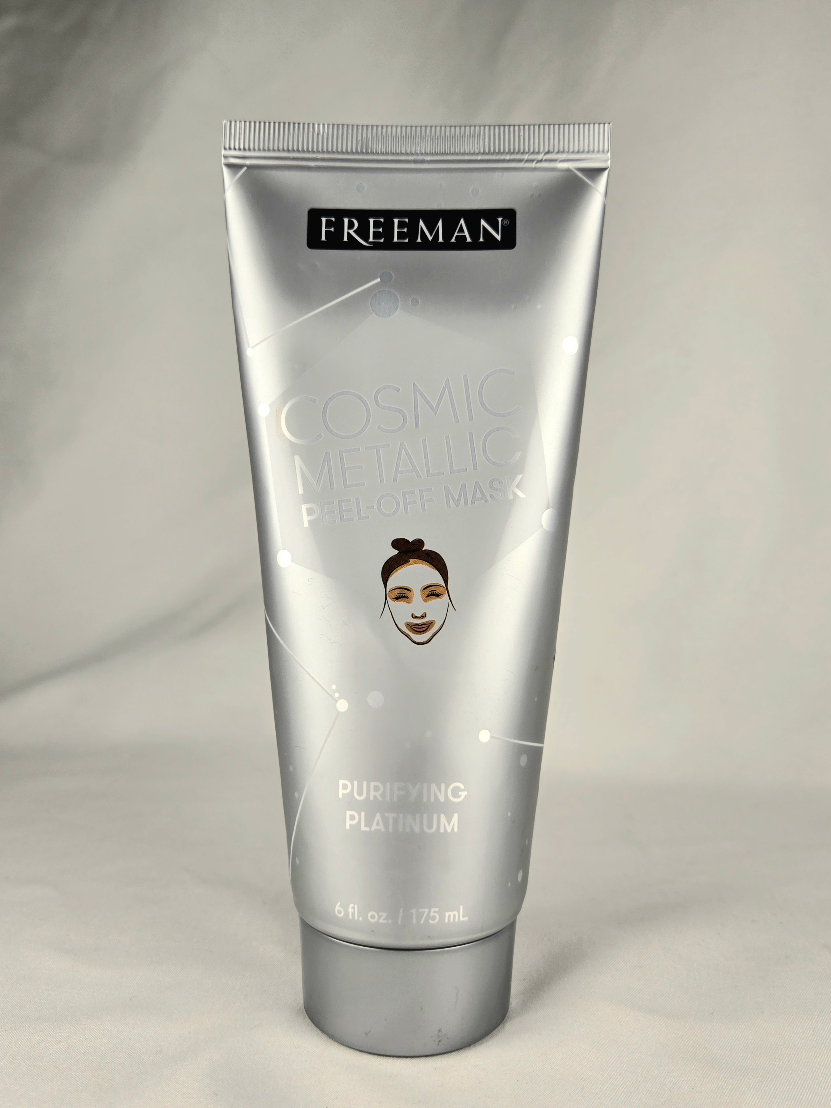 Freeman Cosmic Metallic Peel-Off Mask Purifying Platinum 6 fl oz