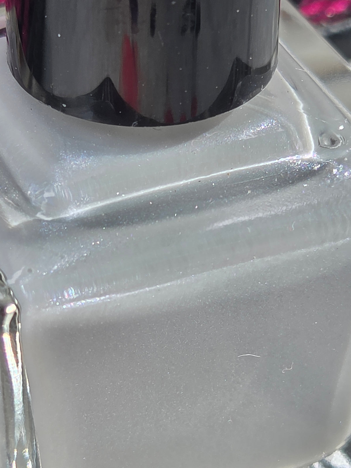 Mystic Foglight - Gray Nail Polish with Multicolor Shimmer | Liquid Krystal Co. Handmade Indie Lacquer