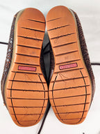 Pikolinos Brown Leather Laser Cut Lace Up Shoes EU 36 Artisan Comfort Oxfords