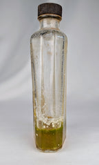 Antique 1920s–1930s Stuart’s Opaline Shampoo Bottle Art Deco Vanity Rare Survivor