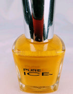 Vintage Pure Ice Naughty Girl 304CP Mango Orange Gold Shimmer Nail Polish Discontinued