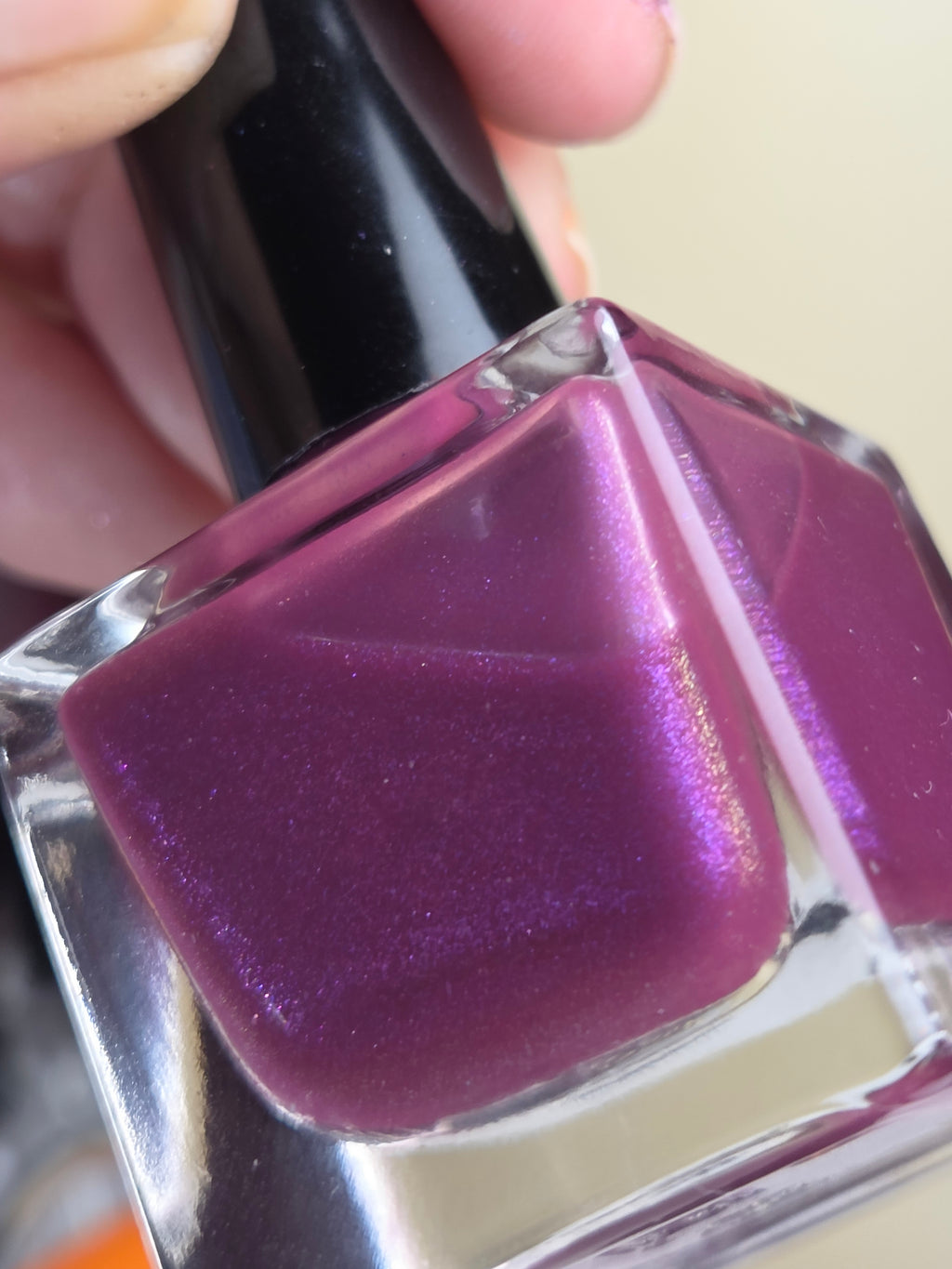 Ovid’s Mulberry – Handmade Indie Nail Lacquer | Deep Mulberry Purple with Electric Violet Shimmer | Liquid Krystal Co.