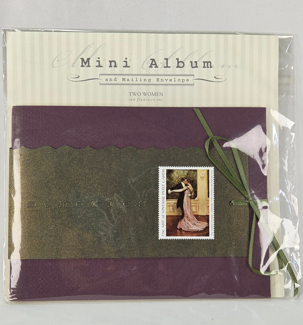 Two Women Mini Album & Mailing Envelope Memories Keepsake Scrapbook Sealed