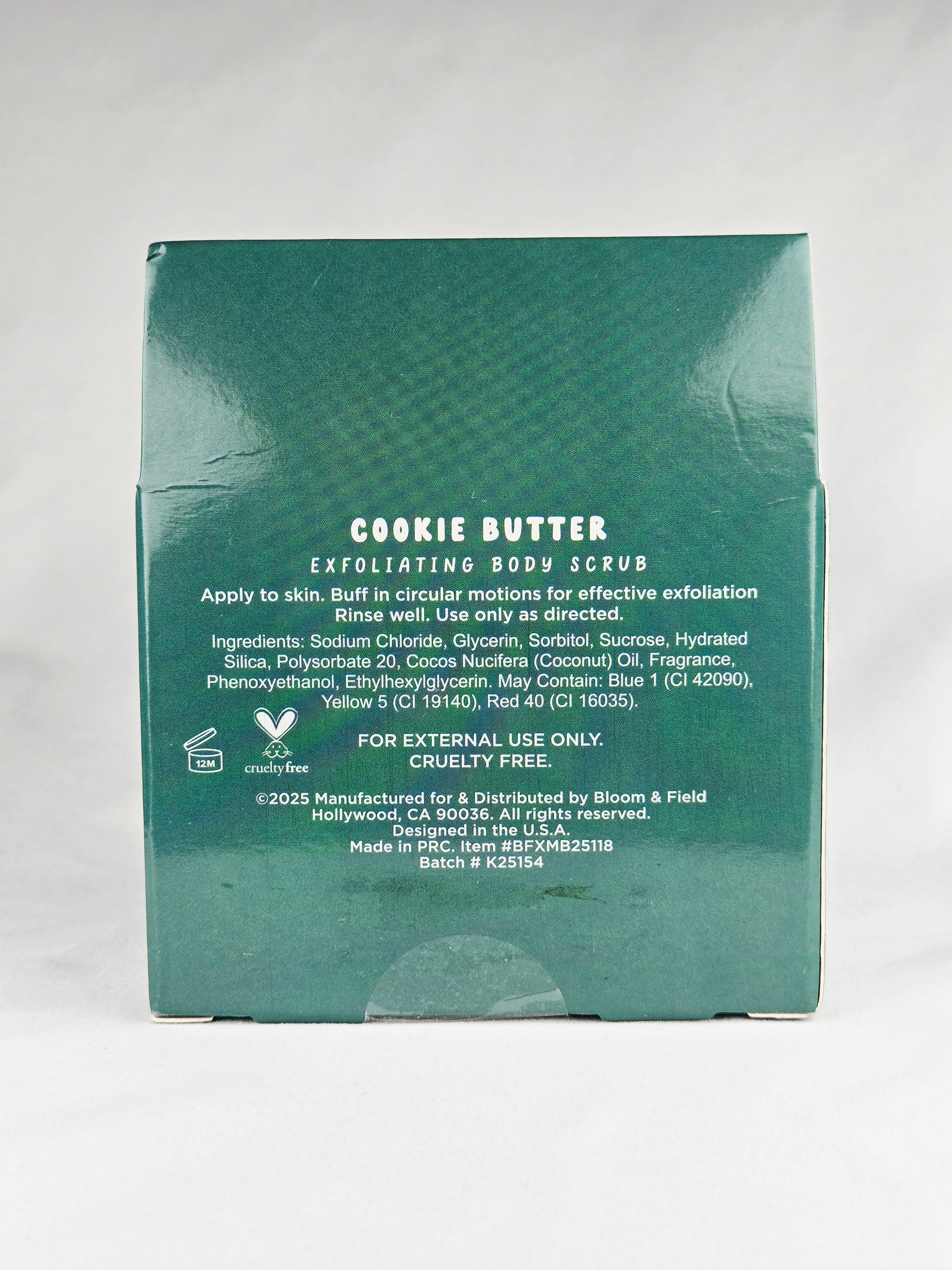 Bloom & Field Cookie Butter Exfoliating Sugar Body Scrub