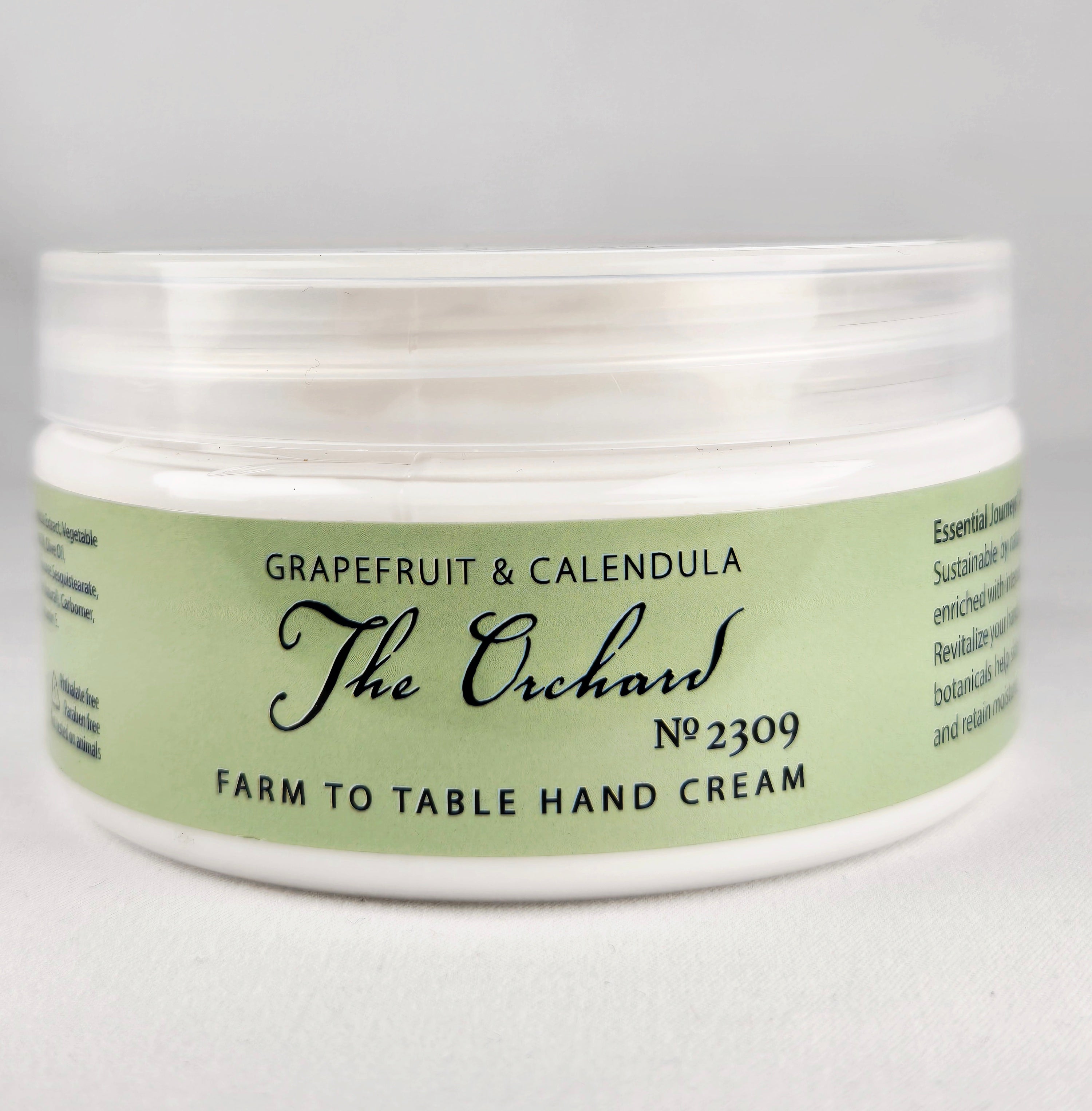 Essential Journeys The Orchard No. 2309 Grapefruit & Calendula Farm to Table Hand Cream 8 oz Sealed