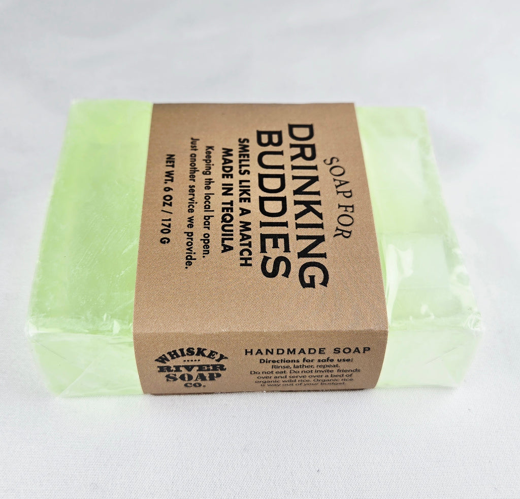 Whiskey River Soap Co.- Soap for Drinking Buddies | Match Made in Tequila Scent | 6 oz Handmade Bar