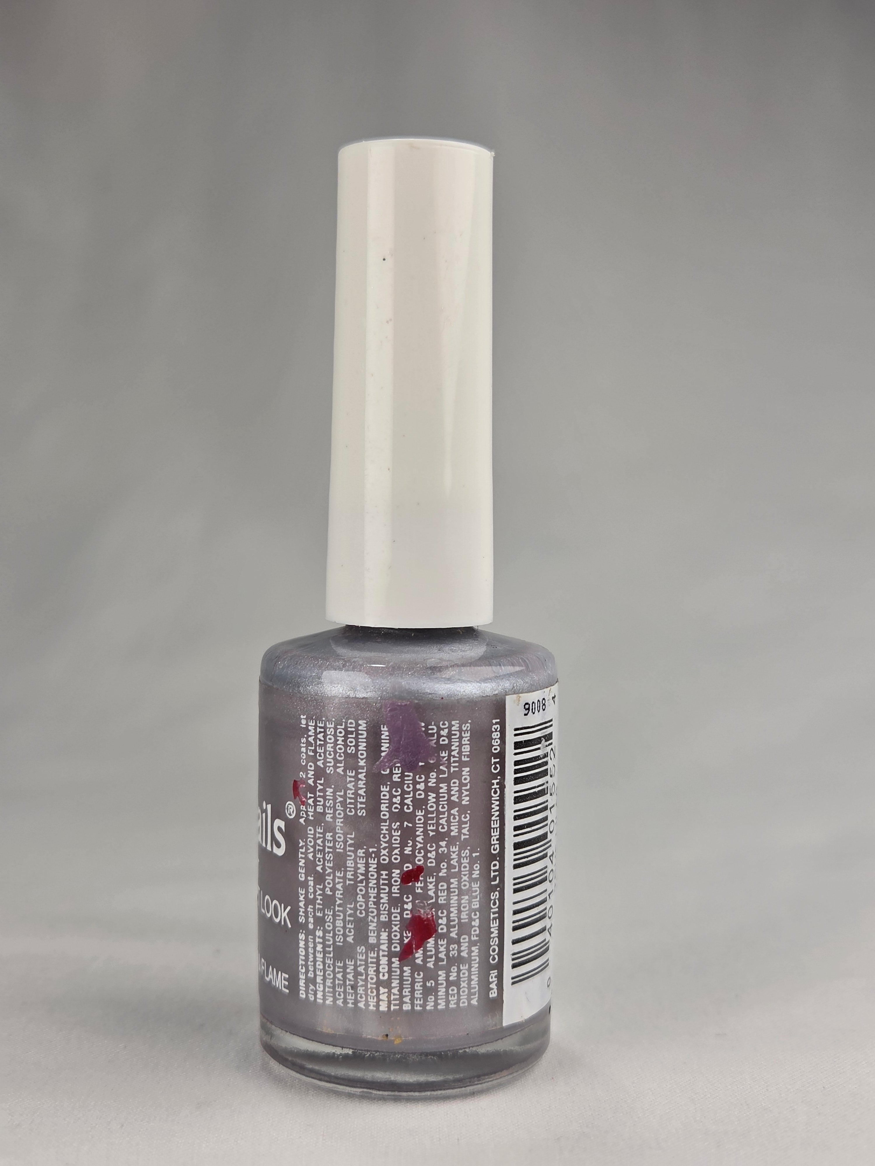 Love My Nails True Lilac #1552 Nail Polish 14.8mL Vintage Gray Lilac Shimmer Collectible