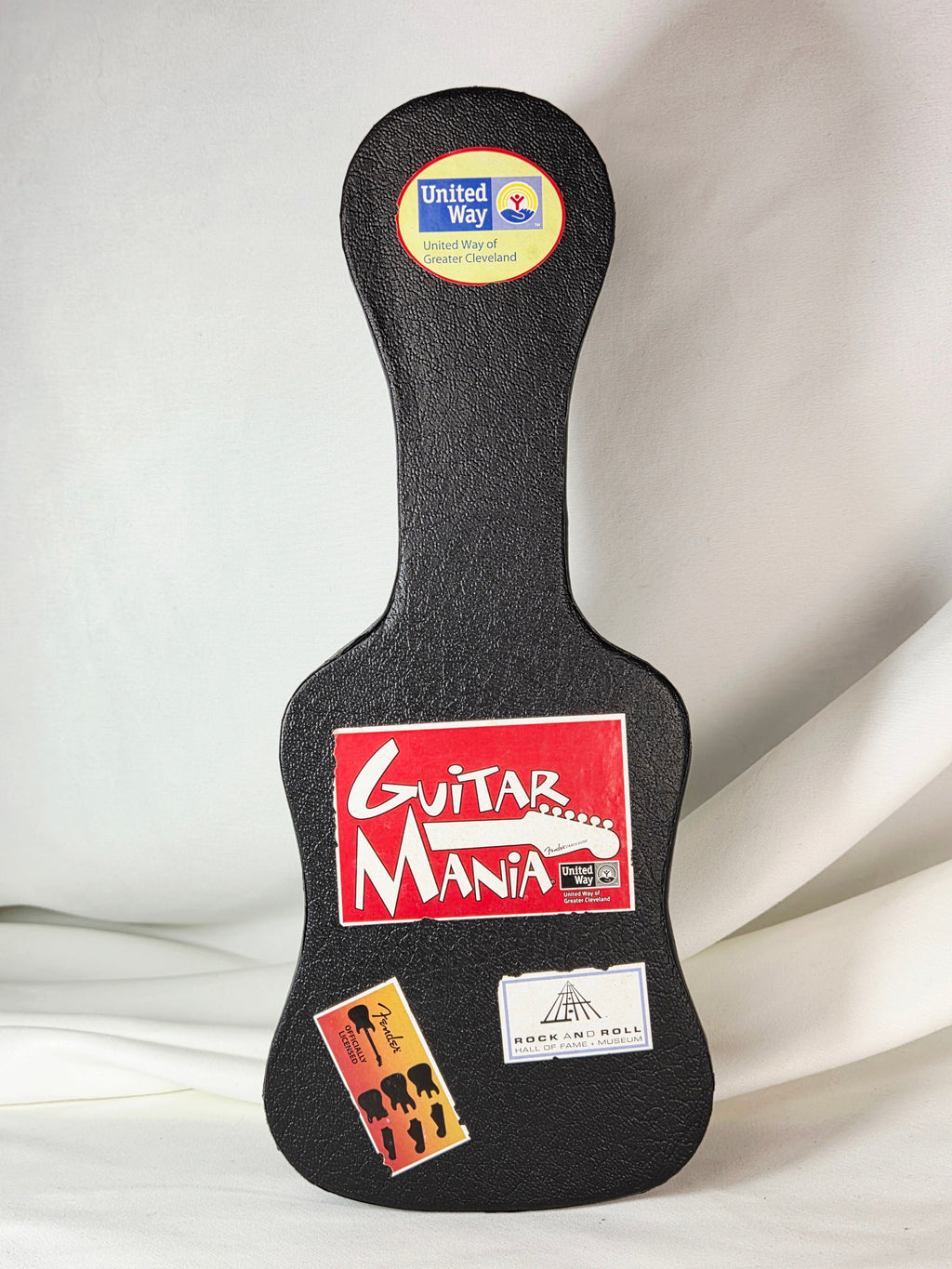 2010 Fender GuitarMania Serpent Rose Miniature Stratocaster Westland United Way Case