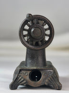 Vintage Mechanical Pencil Sharpener Set of 5 – Die Cast Metal Miniatures | Car Stagecoach Sewing Machine Lamp Coffee Grinder