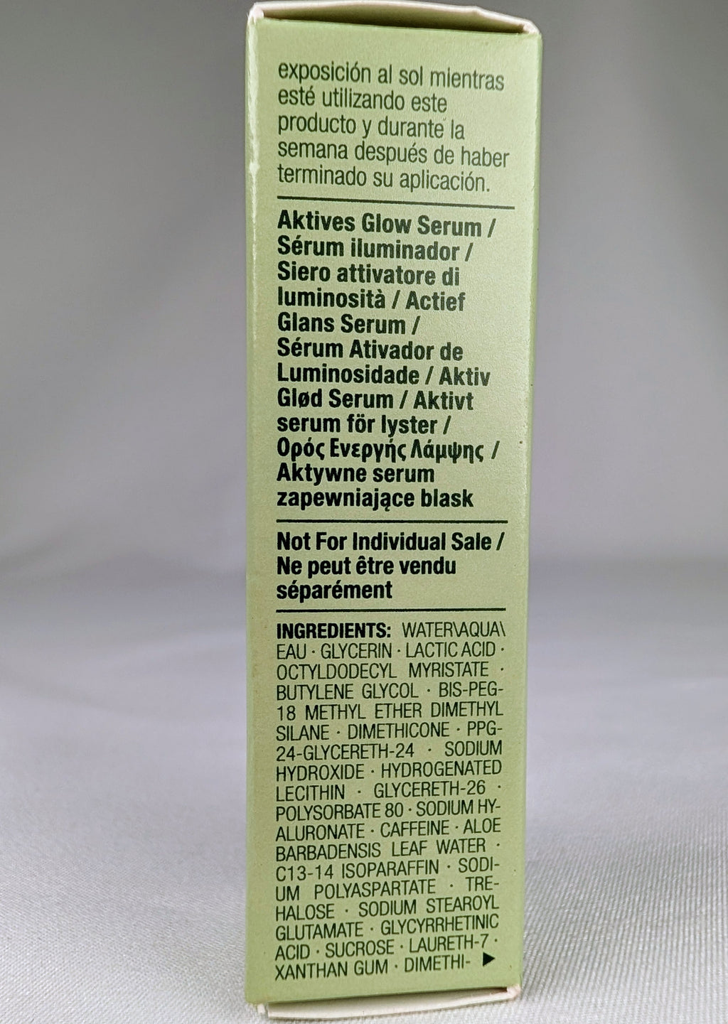 Clinique Moisture Surge Active Glow Serum Deluxe Mini 5ml HA Vit C AHA New In Box