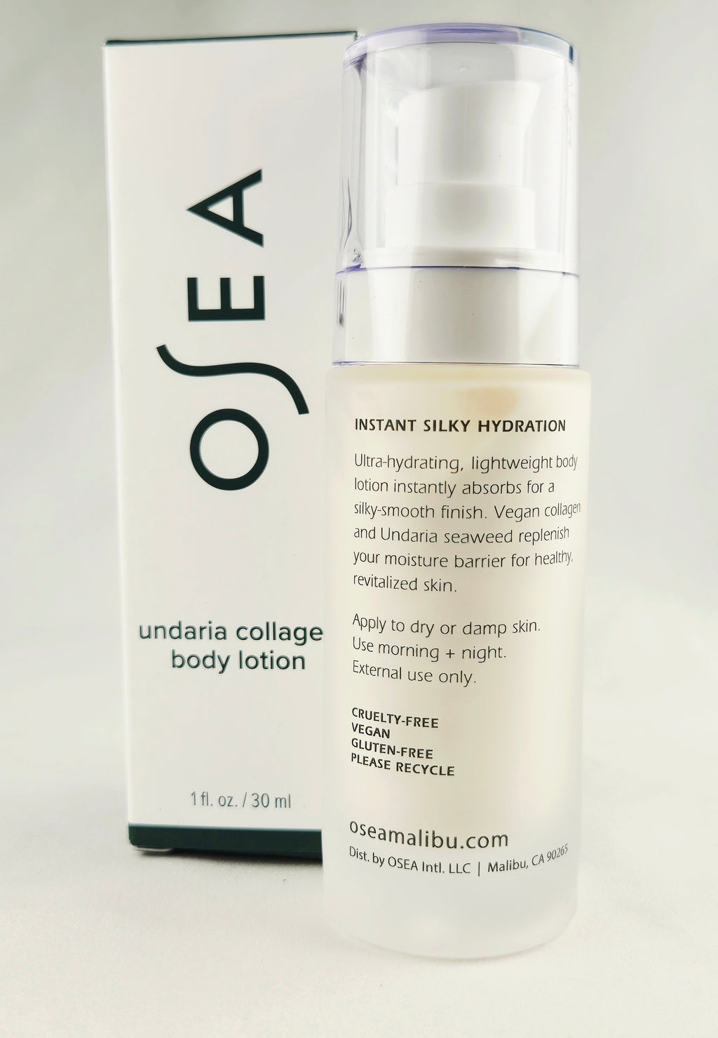 OSEA Undaria Collagen Body Lotion Travel Size 1 fl oz / 30 ml Hydrating Firming Body Lotion