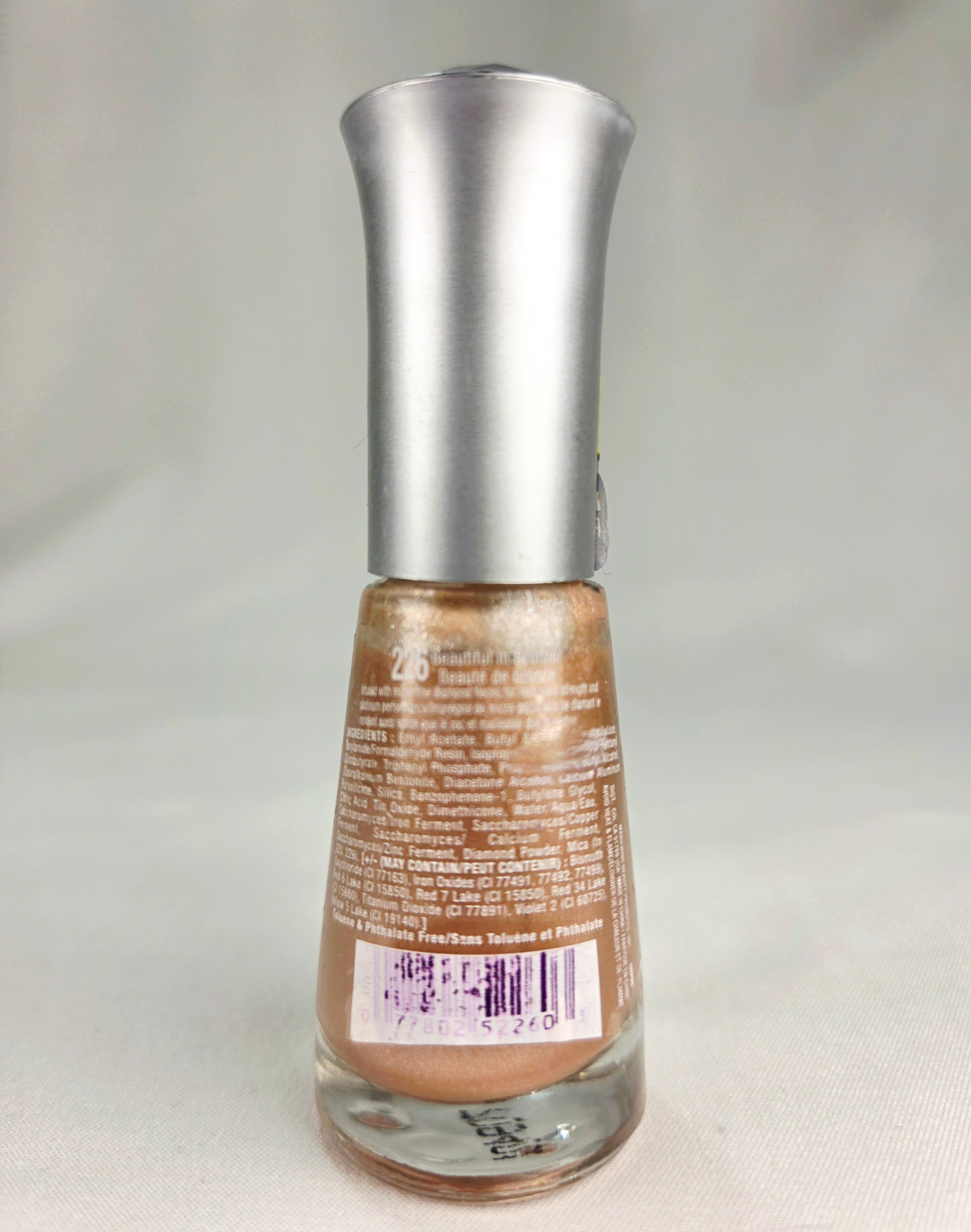 Wet n Wild Rock Solid Nail Lacquer 226 Beautiful in Bronze Diamond Powder Collectible