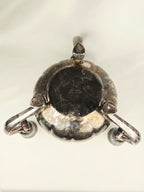 Leonard Silver Plate Lotus Candle Holder Centerpiece | Vintage Triple Arm Candelabra Bowl