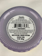 Candied Violets Scented Candle 3 oz Purple Glass Jar Floral Violet Fragrance