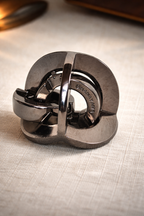 Hanayama Cast Metal Puzzle — Interactive Brain Teaser | Modern Mechanical Puzzle