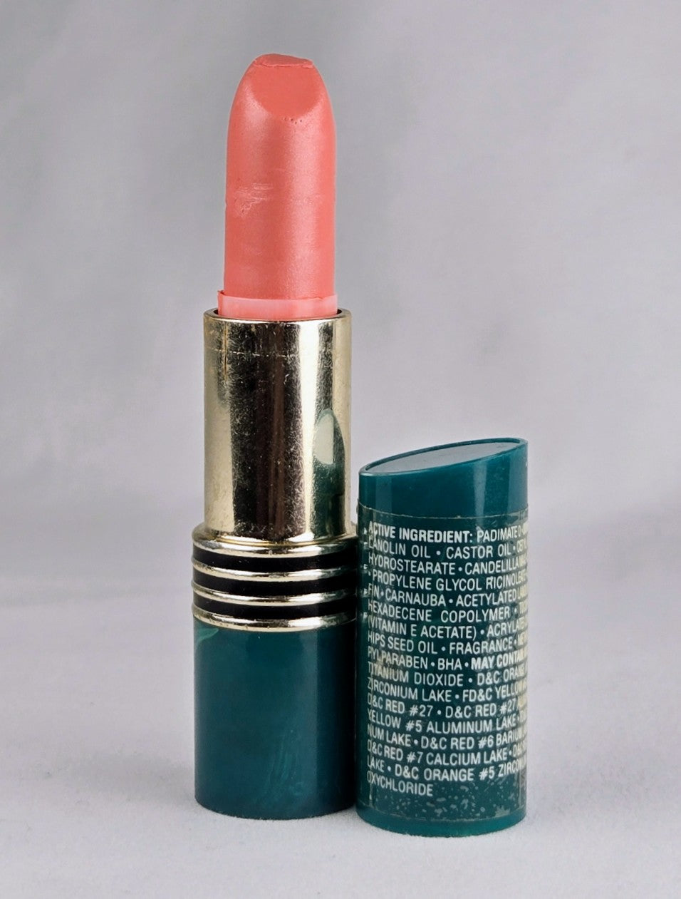 Revlon Moon Drops Lipstick Luminesque Palm Beach Pink 40 Vintage Coral Pink Gold Tube