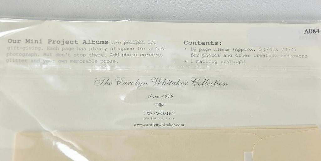 Two Women Mini Album & Mailing Envelope Memories Keepsake Scrapbook Sealed
