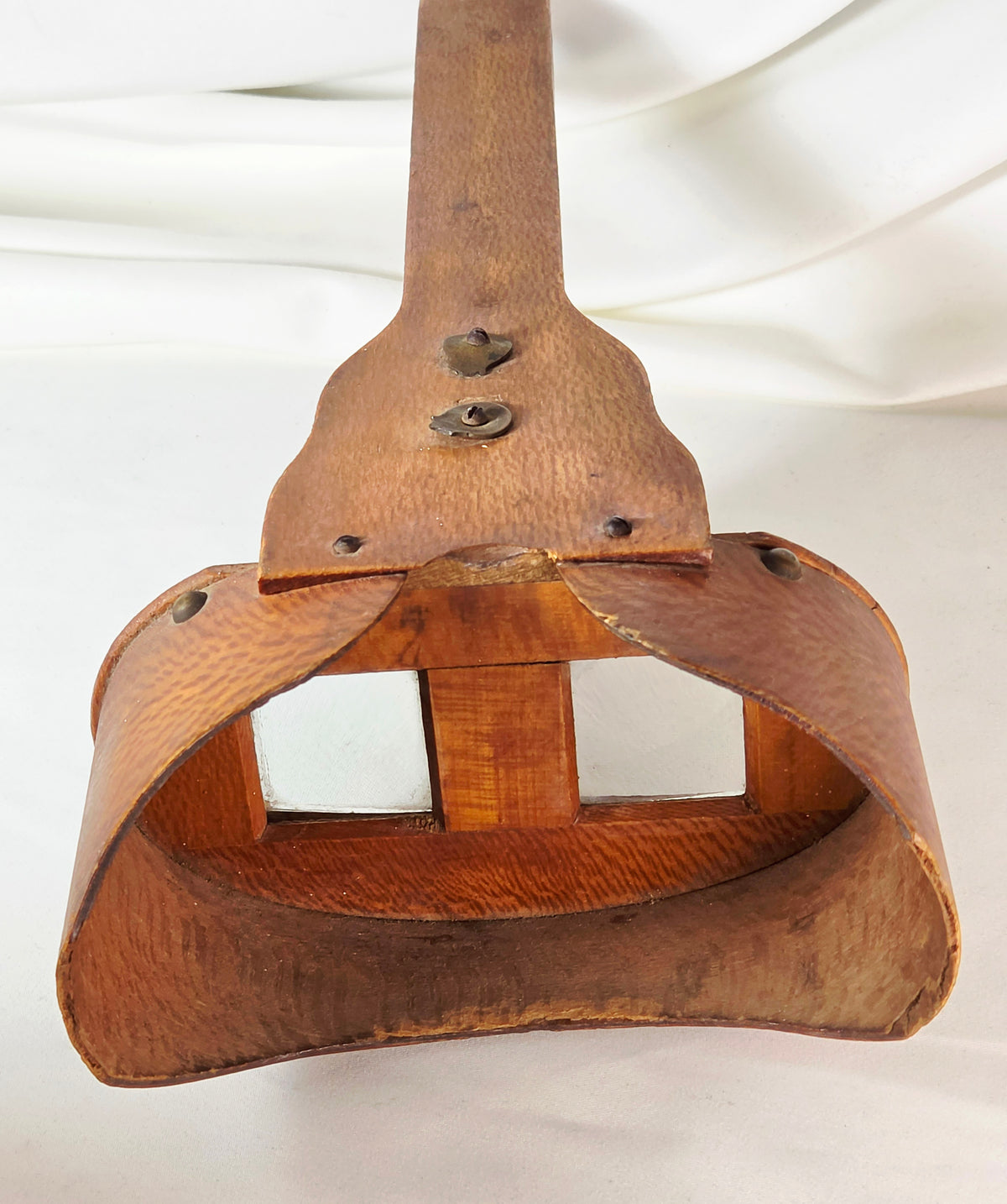 Antique Wooden Stereoscope Viewer Handheld Photo Card Viewer Vintage Optical Collectible