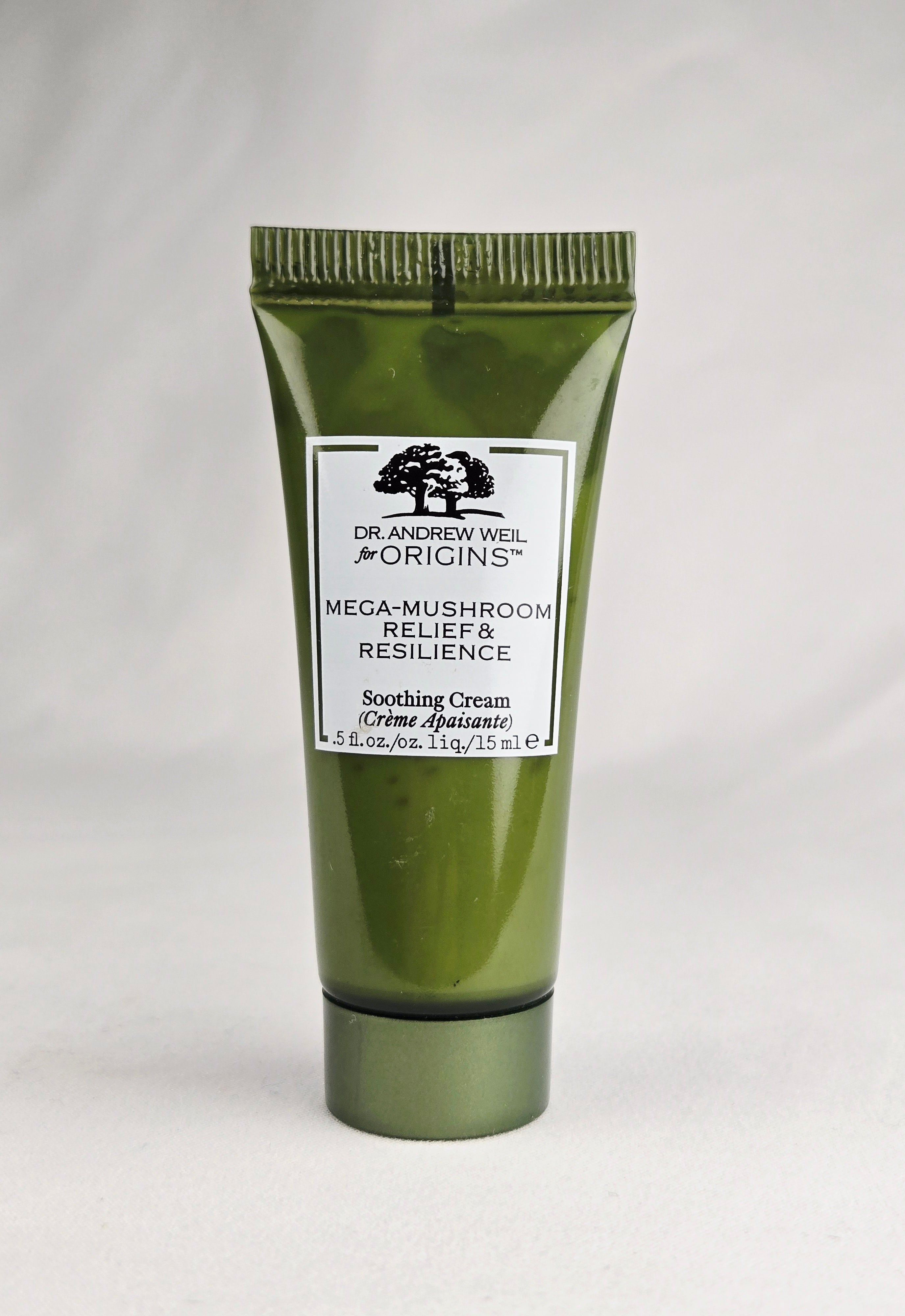 Origins Mega-Mushroom Relief & Resilience Soothing Cream 0.5 oz — Dr. Andrew Weil Calming Hydration Treatment