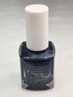 Pure Ice Dark Arts 1509 Nail Polish Halloween Limited Edition Navy Blue Jelly Gold Glitter 0.5 oz