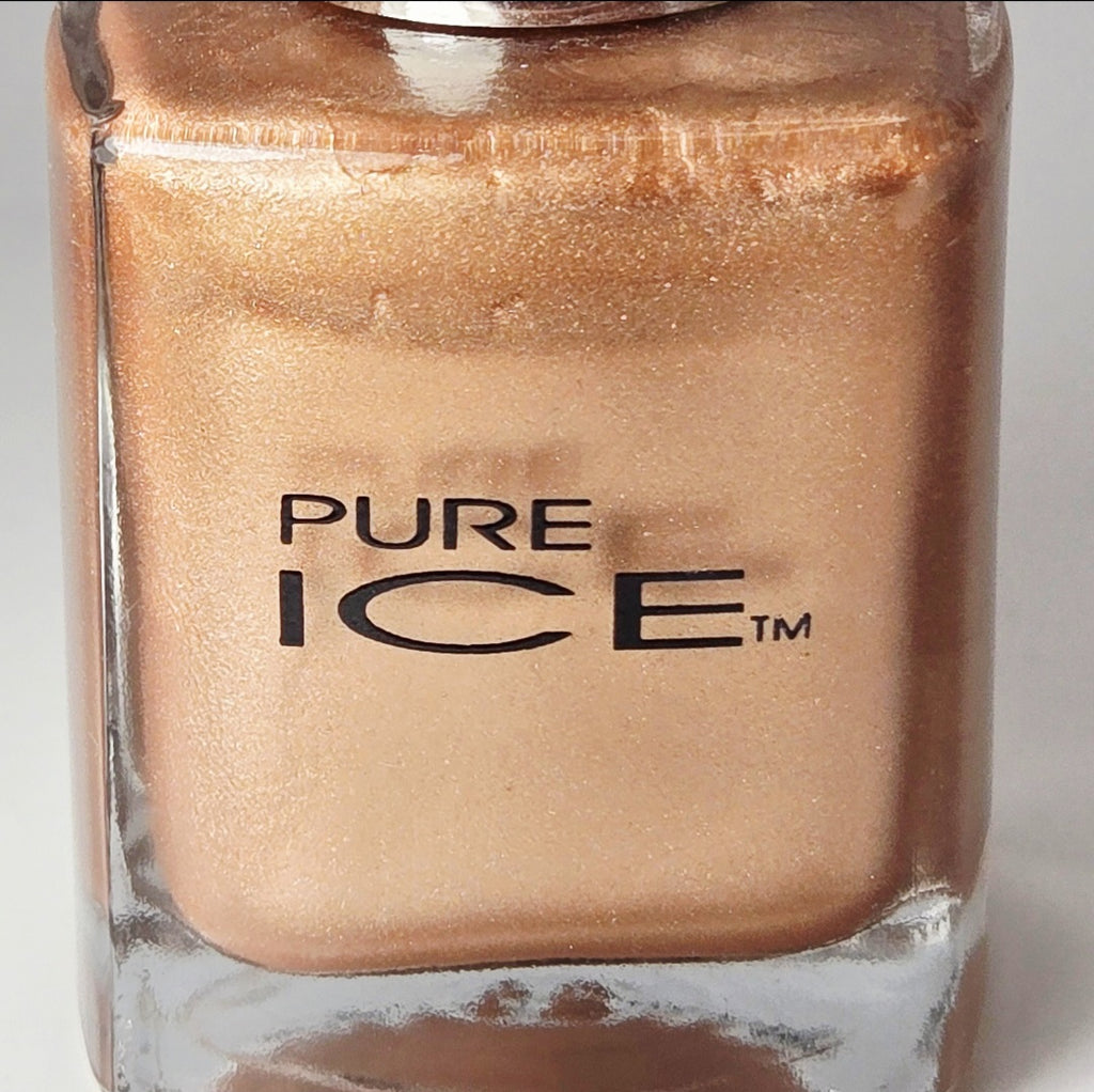 Pure Ice Nail Polish “Fast Lane” Metallic Bronze Shimmer Lacquer Warm Copper Gold Tone