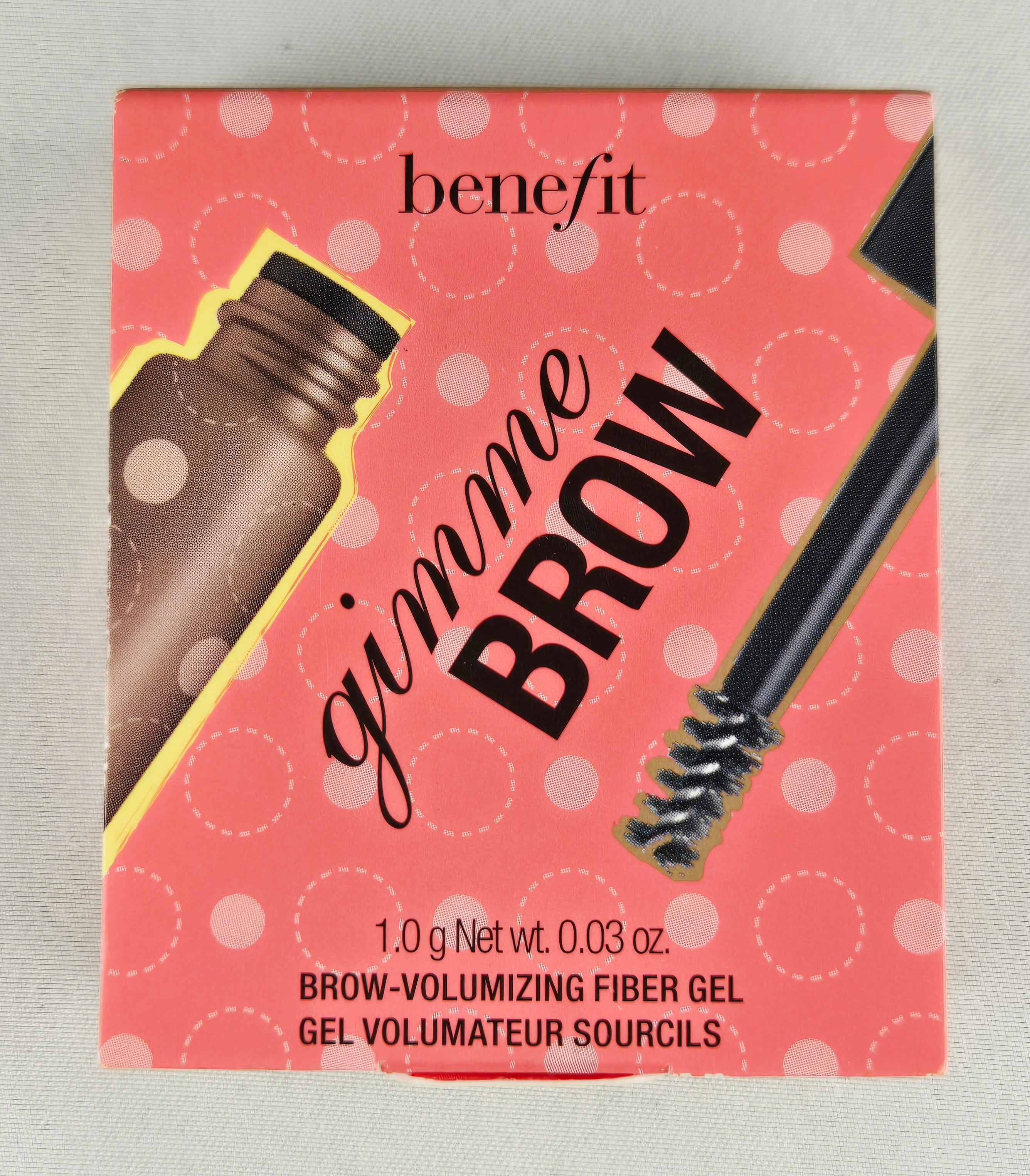 Benefit Cosmetics Gimme Brow+ Volumizing Fiber Brow Gel Mini 1.0 g / 0.03 oz Eyebrow Mascara