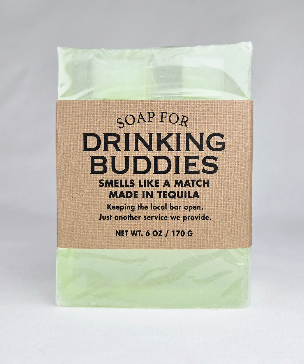 Whiskey River Soap Co.- Soap for Drinking Buddies | Match Made in Tequila Scent | 6 oz Handmade Bar