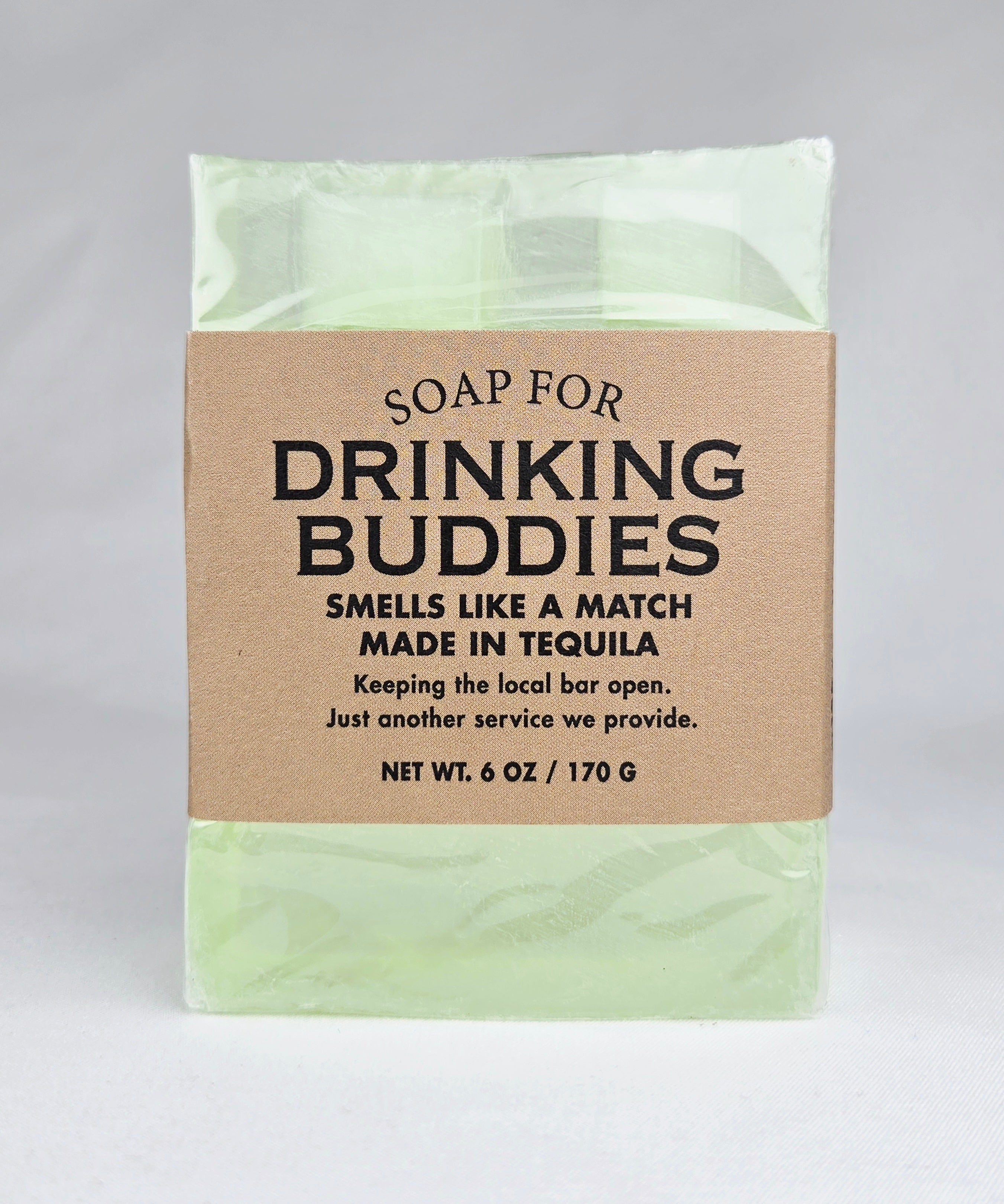 Whiskey River Soap Co.- Soap for Drinking Buddies | Match Made in Tequila Scent | 6 oz Handmade Bar