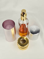 Fashion Fair Vintage Eunece Natural Spray Cologne 2 oz / 60ml – Aluminum Travel Case – Rare
