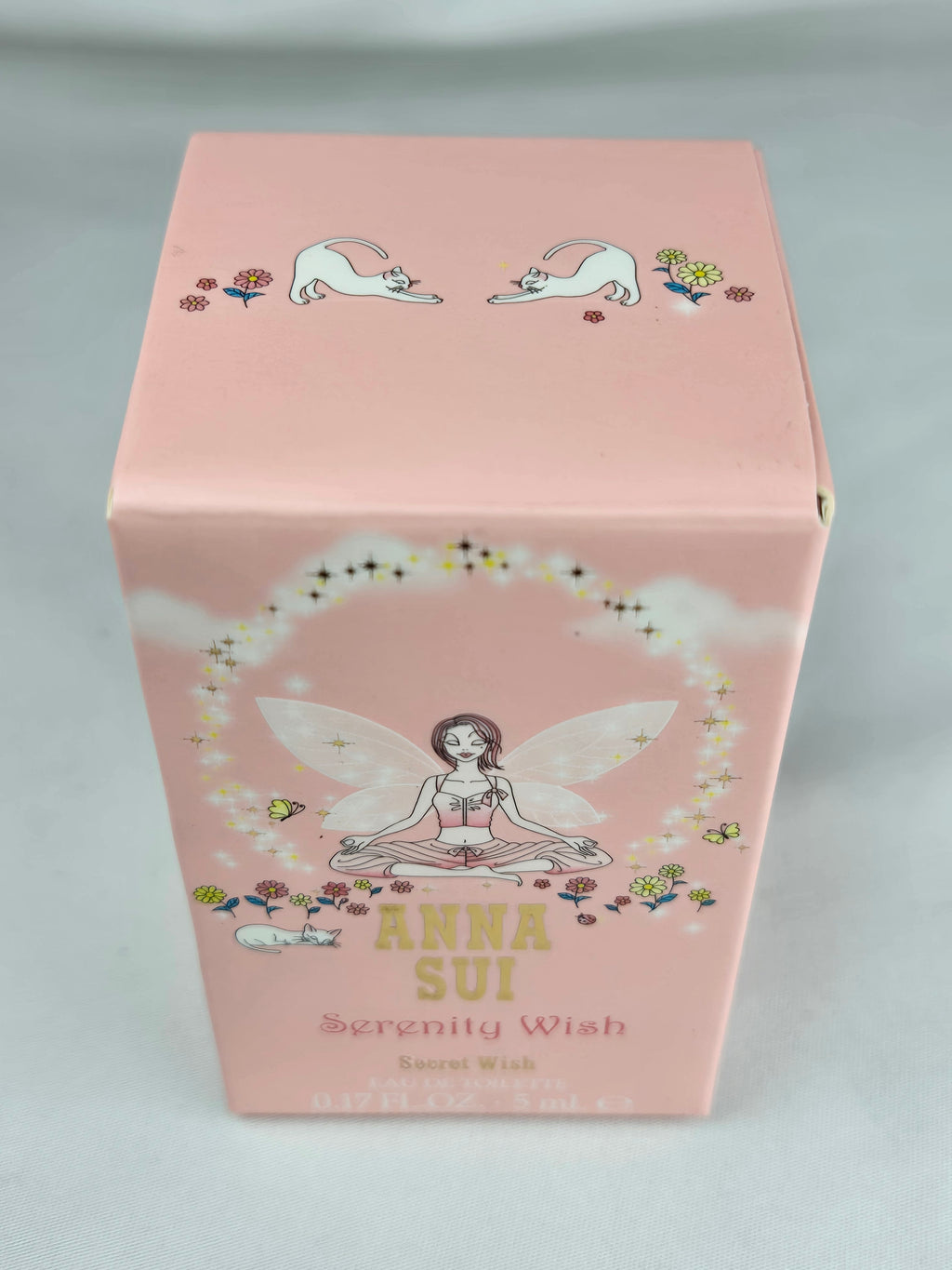 Anna Sui Serenity Wish Secret Wish Eau De Toilette Mini Perfume 0.17 oz 5ml Fairy Bottle