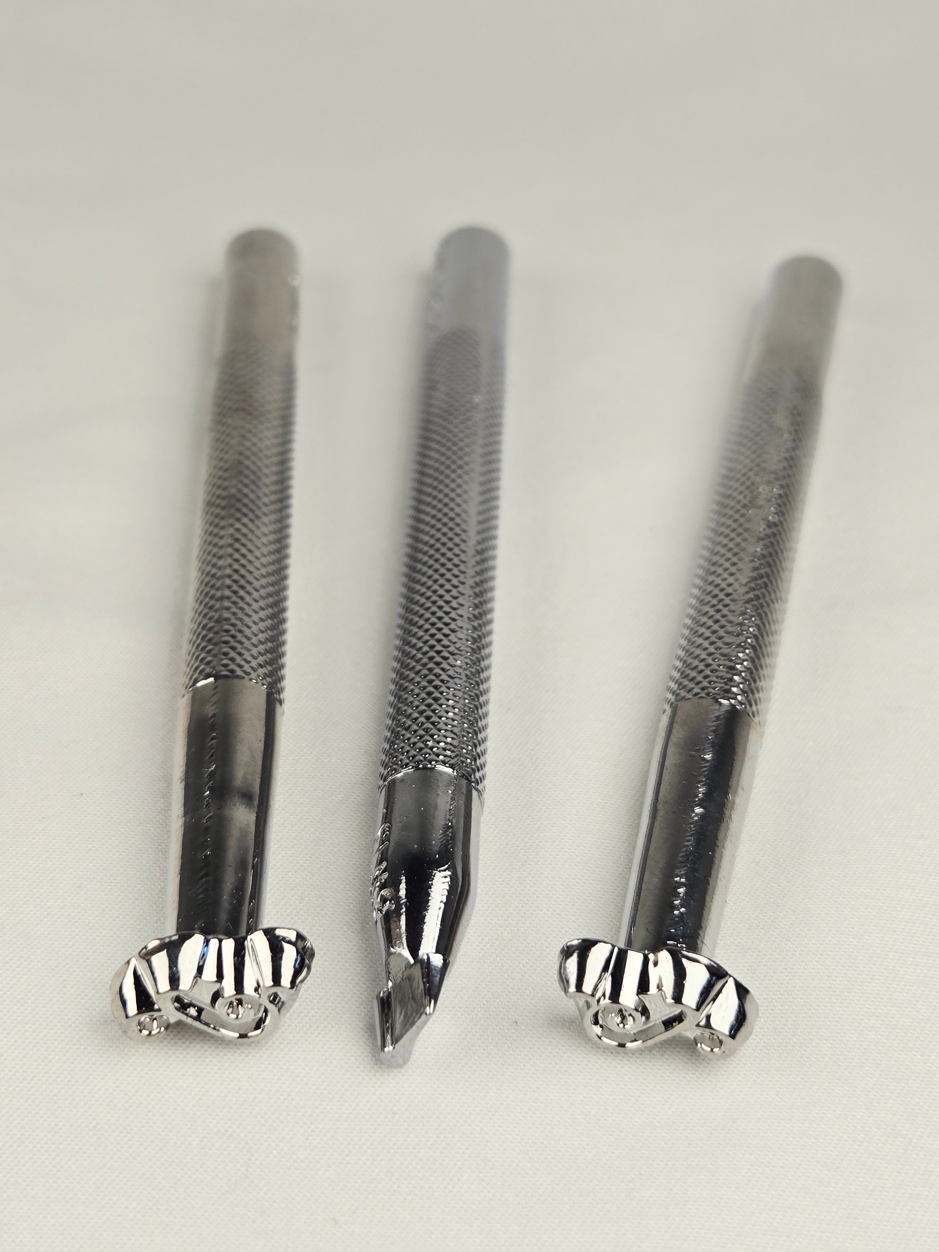 The R Crafts Flourish Stamp Tool Set T8053 Leather Stamping Tools (Set of 3) | Decorative Craft Stamps