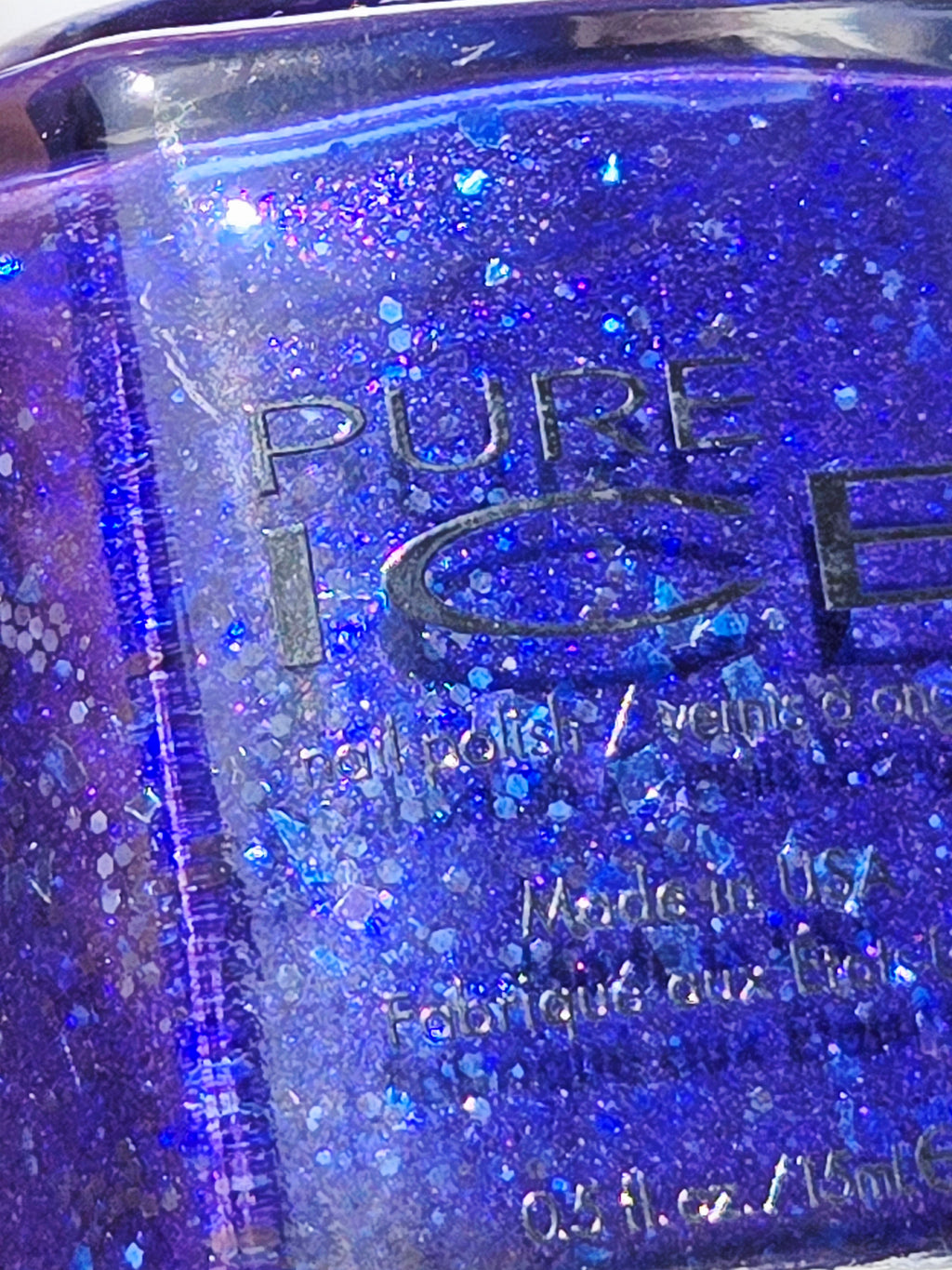 Pure Ice Limited Edition Nail Polish “I Want You to Haunt Me” | Violet-Blue Shimmer with Glitter-Spooky Season