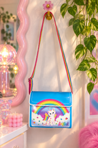 Lisa Frank x Loungefly Angel Kitty Rainbow Crossbody Bag — New with Tags
