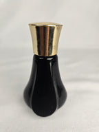 Vintage Coty Emeraude Creamy Skin Perfume 0.50 oz Black Bottle Gold Cap Classic Fragrance