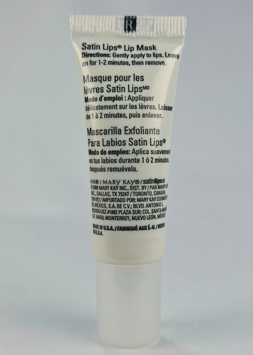 Mary Kay Satin Lips Lip Mask 0.3 oz Travel Size New Exfoliating Lip Treatment