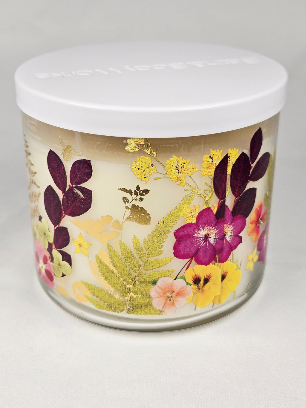 Bath & Body Works Honey Wildflower 3-Wick Candle | New | Floral Honey Scent