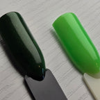 Ectophoria- Neon Radioactive Green Gold Shimmer Glow In The Dark Blacklight Reactive Indie Lacquer Handmade Indie Nail Polish