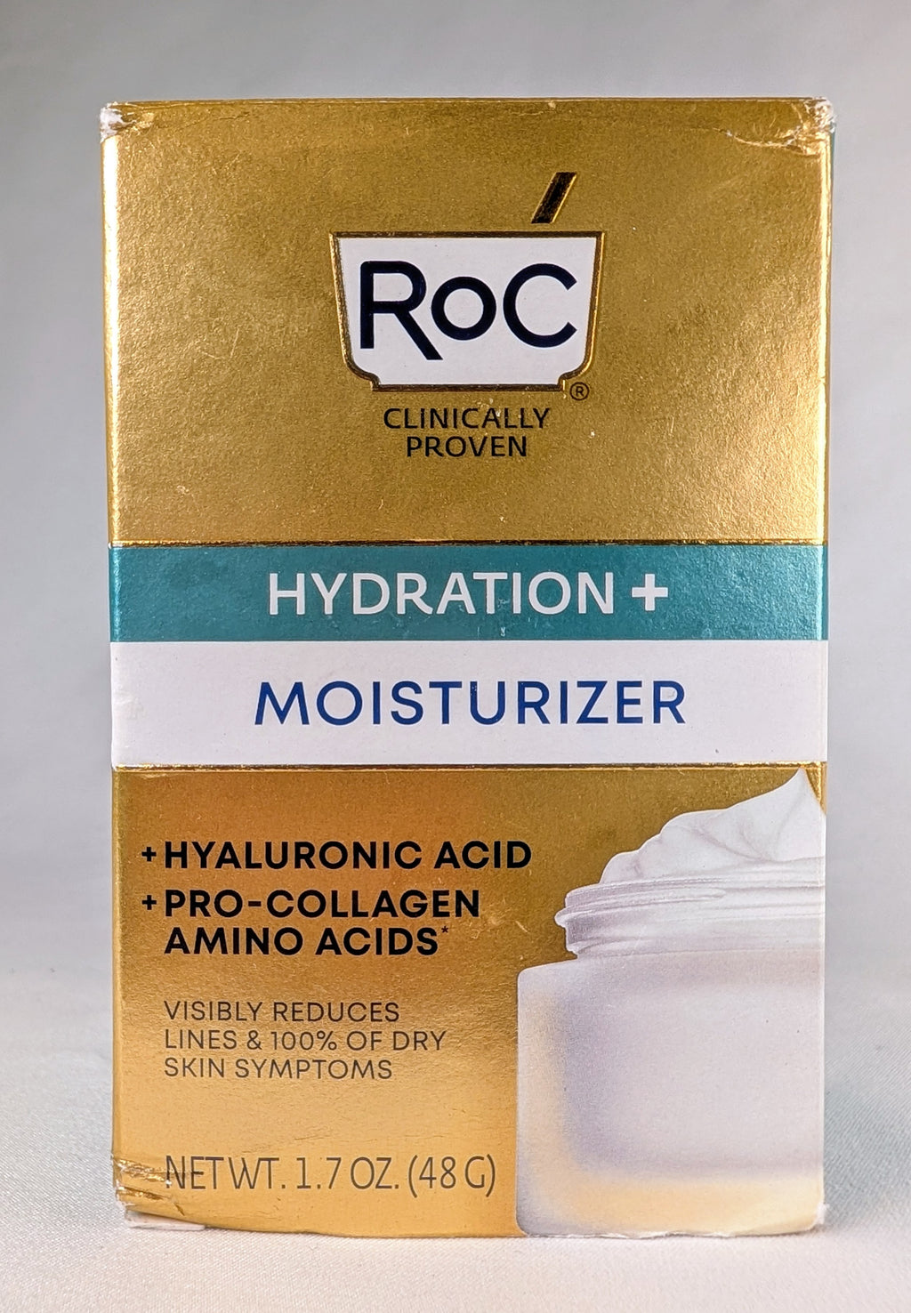 RoC Hydration+ Moisturizer Hyaluronic Acid Pro-Collagen Face Cream 1.7 oz