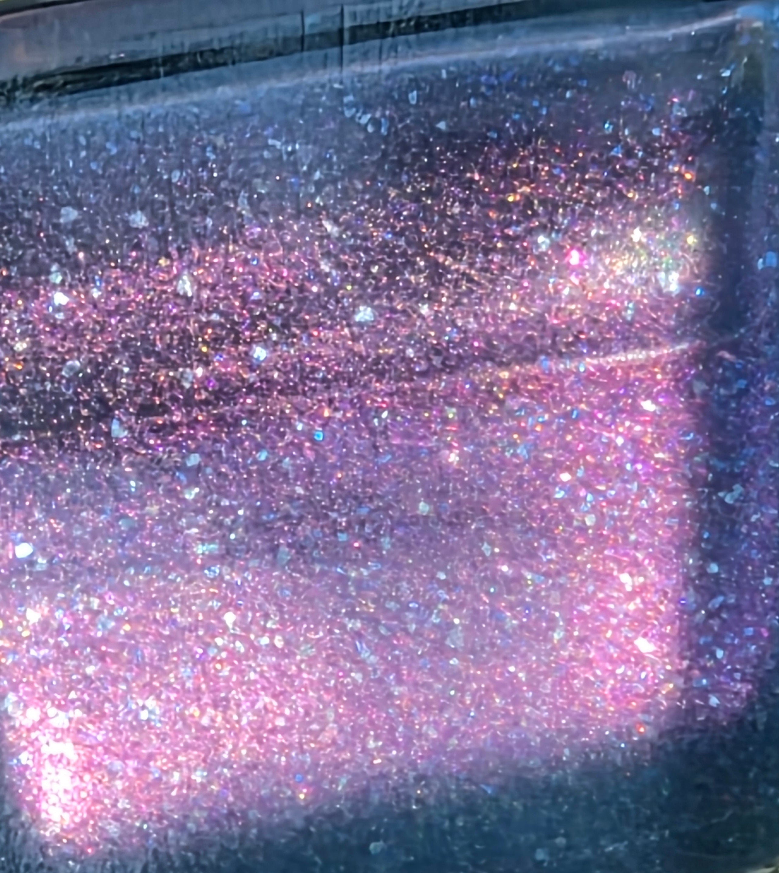 Sirius Scintillation – Handmade Indie Nail Polish | Blue-Violet Jelly | Red, Blue & White Microflakes | Buildable Celestial Shimmer | Liquid Krystal Co. Prototype