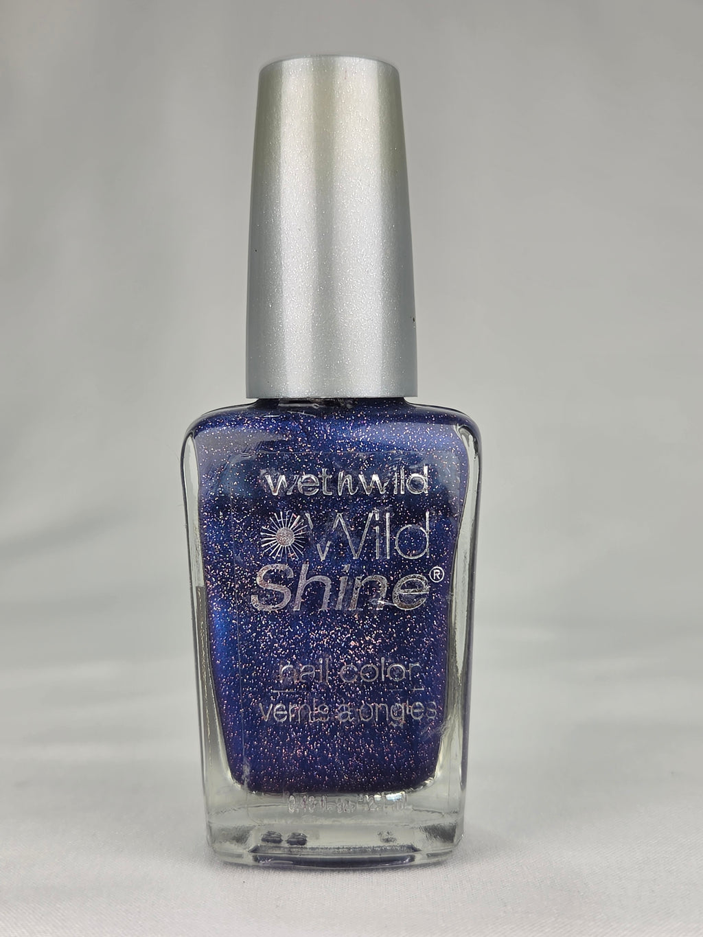 Wet n Wild Wild Shine Wild Orchid Vintage Purple Blue Shimmer Nail Polish Rare Collectible
