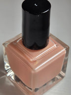 Asrai's Dayssolve - Peach Nude Golden Shimmer Nail Polish | Handmade Indie Lacquer | Liquid Krystal Co.