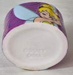 Disney Tinker Bell Happy Thoughts Trinket Box Purple Green Star Lid Fairy Keepsake Box 3"