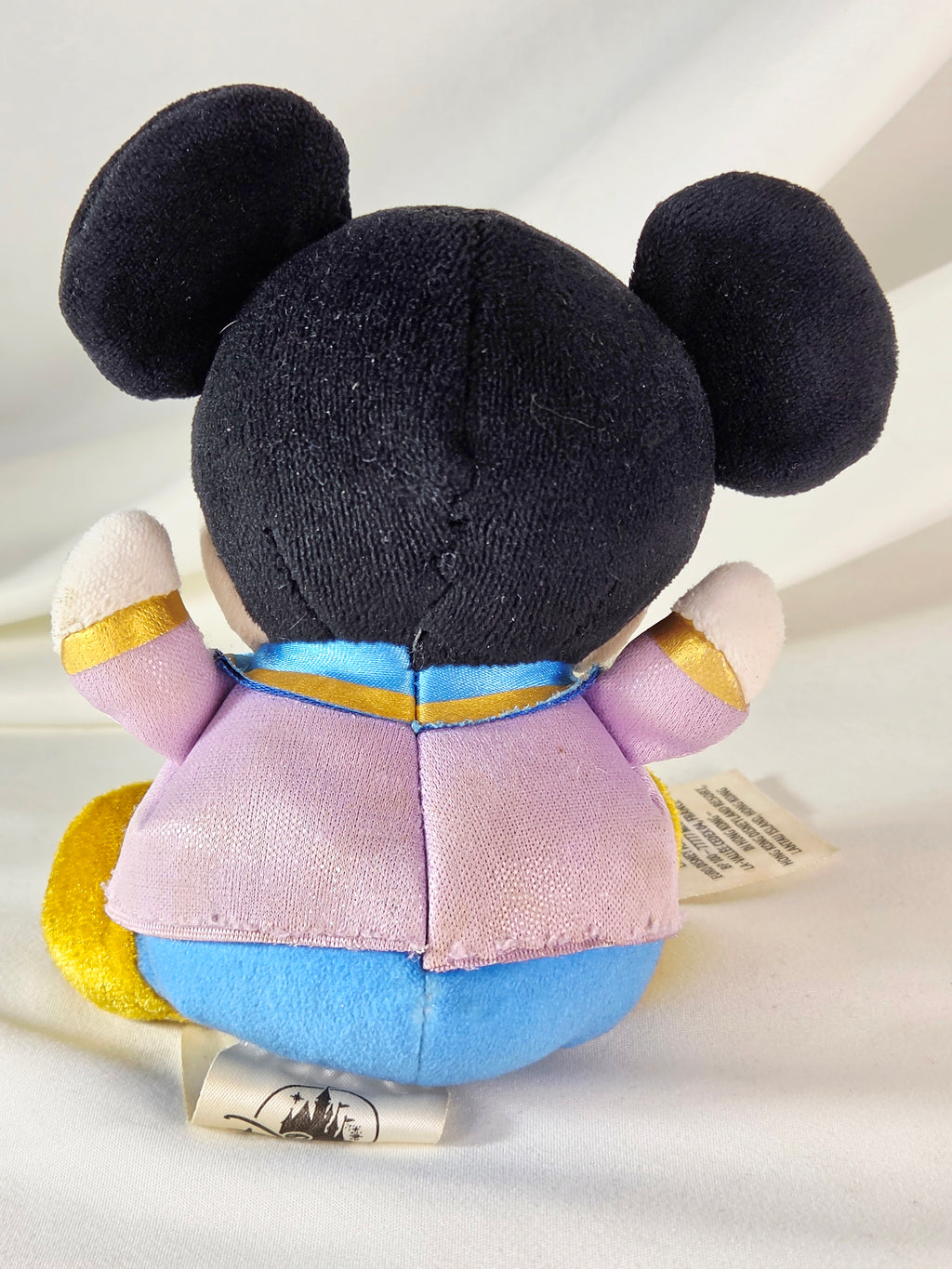 Disney Wisgables Mickey Mouse Small Plush Toy Pastel Outfit Blue Purple Gold Collectible