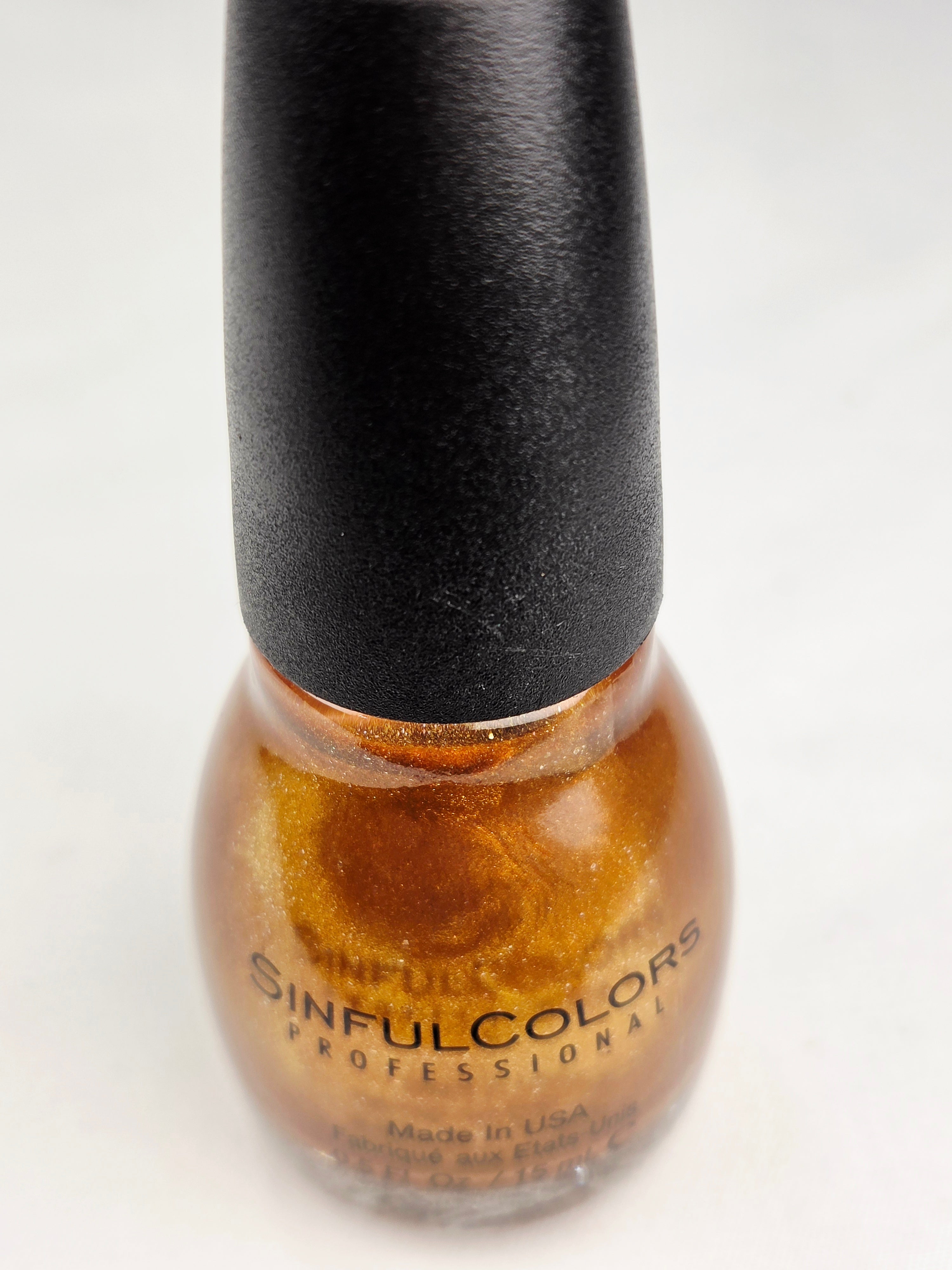 SinfulColors Copper Pot 1503 Discontinued Metallic Copper Shimmer Nail Polish