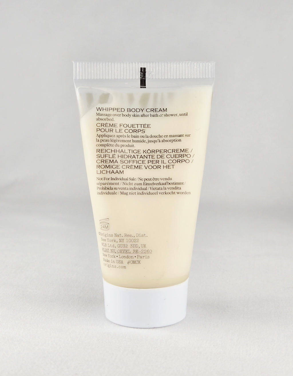 Origins Ginger Soufflé Whipped Body Cream 1 oz 30 ml Travel Size Hydrating Body Moisturizer